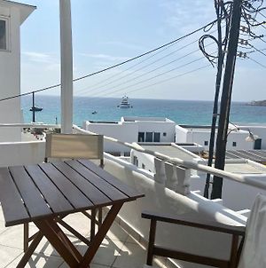 Platis Gialos Beach House With Sea View Balcony Exterior photo