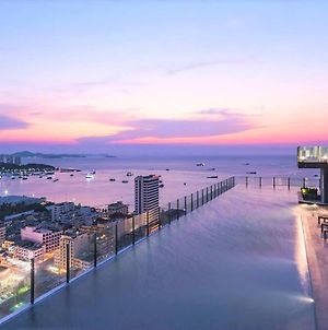 Central Pattaya - Sea View Large Balcony Condo With Infinity Pool Exterior photo