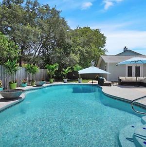 Tropical Beach Bungalow With Private Heated Pool Jacksonville Beach Exterior photo