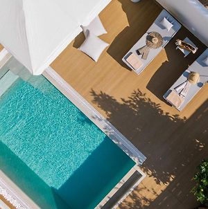 Sea View Luxury Villa White In Blue Μάταλα Exterior photo