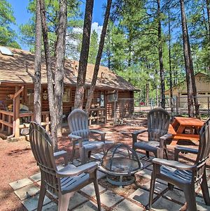 Pinetop Log Cabin With Fire Pit, Near Trails! Βίλα Exterior photo