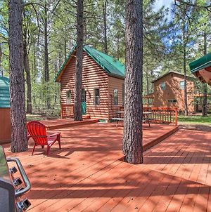 Woodsy Pinetop Cabin And Deck And Separate Casita Βίλα Exterior photo