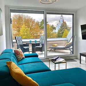 Lotusblute Appartement In Heviz Mit Tiefgarage Und Panoramaterrasse Exterior photo