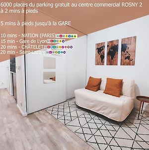 A 10 Min De Paris Appartement Touristique Ou D'Affaires Rosny-sous-Bois Exterior photo