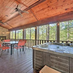 Secluded Broken Bow Home Hot Tub And Fire Pit! Exterior photo