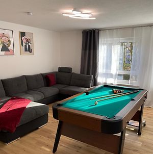 Premium Apartment 90Qm 3 Zimmer Kuche, Balkon, Billardtisch, Garage, Badewanne, Smart Tv Ουλμ Exterior photo