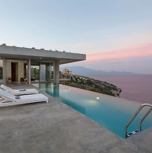 Stunning 180° Sea View Designer Villa For Two Κορίθι Exterior photo