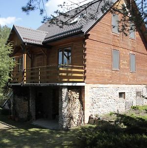 Forest River Villa With Fireplace And Billard Gnojno Room photo