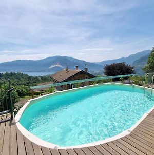 Lovely Home With Pool And Views! - Casa Betulle San Bernardino Verbano Exterior photo