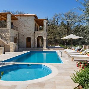 Luxury Crete Villa Villa Melpomeni Private Pool Private Playground 5 Bdr Rethymno Βεδέροι Exterior photo