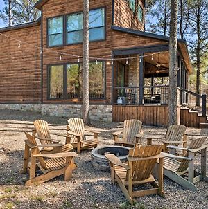 Luxe Broken Bow Cabin With Hot Tub And Fire Pit! Βίλα Exterior photo