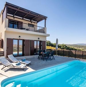 Brand New Luxury Villa Dafne With Heated Pool Epano Vathia Exterior photo