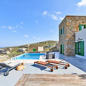 Villa Eliza With A Swimming Pool And Sea View In The Area Of Otzia, On The Island Of Kea Ioulis Exterior photo