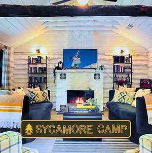 Sycamore Camp - Modern Log Cabin Near Lake Harmony Exterior photo