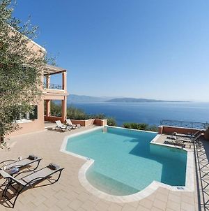 Villa Kyma, Kaminaki Villas In Corfu With Private Pool And Spectacular Sea Views Αγνί Exterior photo