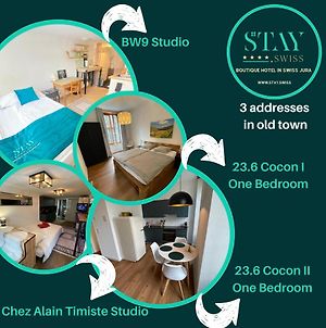 Stay.Swiss - Studio & 1 Bedroom Apartment Porrentruy Exterior photo