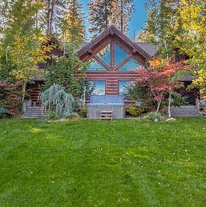 Oden Bay Log Home Sandpoint Exterior photo