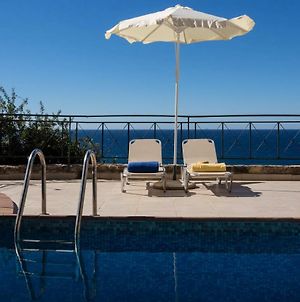 Meliti Sunset View & Private Pool Villa With Jacuzzi 4 Couples Livadia  Exterior photo