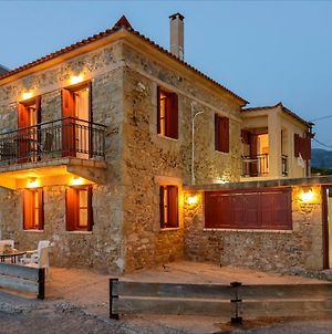 Beachfront Stone-Built Luxury Fully Equipped Villa Αβία Exterior photo