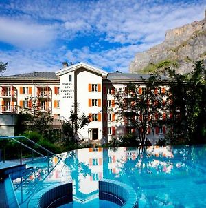 Hotel Les Sources Des Alpes Leukerbad Exterior photo