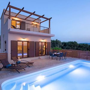 Luxury Villa Malvasia With Seaview And Heated Pool Epano Vathia Exterior photo