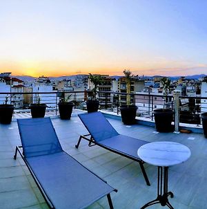 Elegant Bright Apartment With Acropolis View Terrace Αθήνα Exterior photo