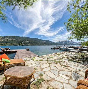 Lake Front Family Home At Donner Truckee Exterior photo