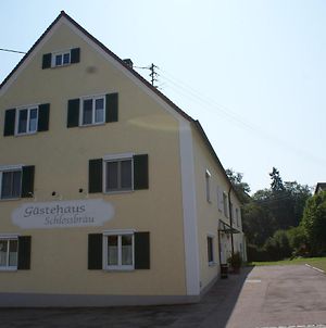 Gastehaus Schlossbrau Ξενοδοχείο Ichenhausen Exterior photo