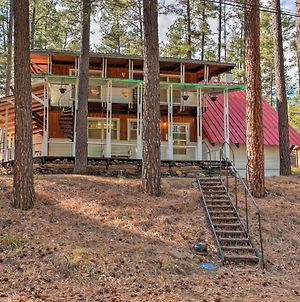 Secluded Ruidoso Cabin With Forest Views And Porch! Exterior photo