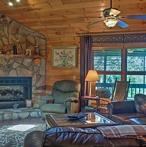Cozy Sunset View Cabin With Hot Tub And Game Room! Ellijay Exterior photo