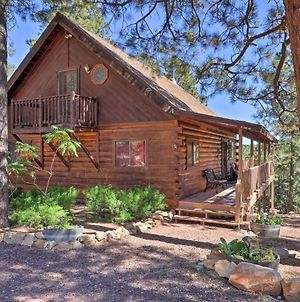 Charming Rustic Cabin In The Pines With Deck And Views! Βίλα Heber Exterior photo