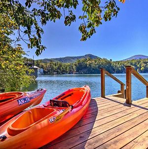 Quiet Lake Lure Cottage With Boathouse, Sunroom And Decks Exterior photo