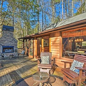 Blue Ridge Mtns Creekside Cabin With Hot Tub And Pier! Βίλα Exterior photo