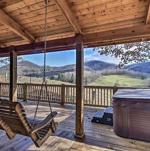 Whits End Smoky Mtn Home With Hot Tub And 300 Views Waynesville Exterior photo