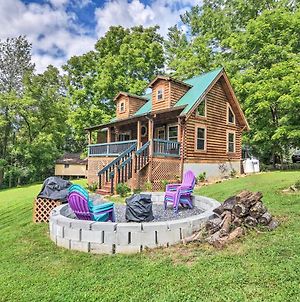 Maggie Valley Family Cabin With Porch And Fire Pit! Βίλα Exterior photo