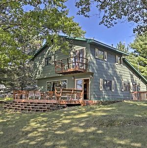 Lakefront Cabin With Boathouse, Canoe, Deck And Sauna! Βίλα Iron River Exterior photo