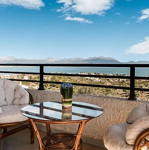 Holiday Villa With Incredible Sea View In Paralia Avlidas Δήλεσι Exterior photo