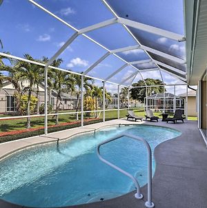 Cape Coral Retreat With Lanai - 5 Miles To Downtown! Βίλα Exterior photo